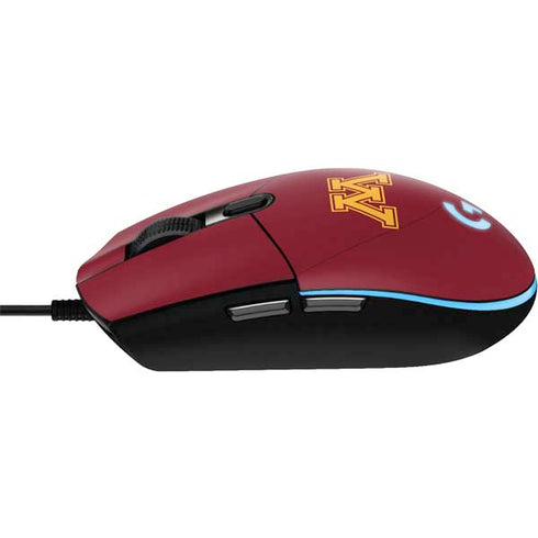 University of Minnesota M Logo G203 Prodigy RGB Wired Gaming Mouse Skin